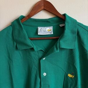 Vtg 1990's Preppy Golf Style Augusta National Golf Shop Masters Embroidered Polo